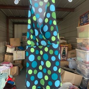 INC halter style top with polka dots!